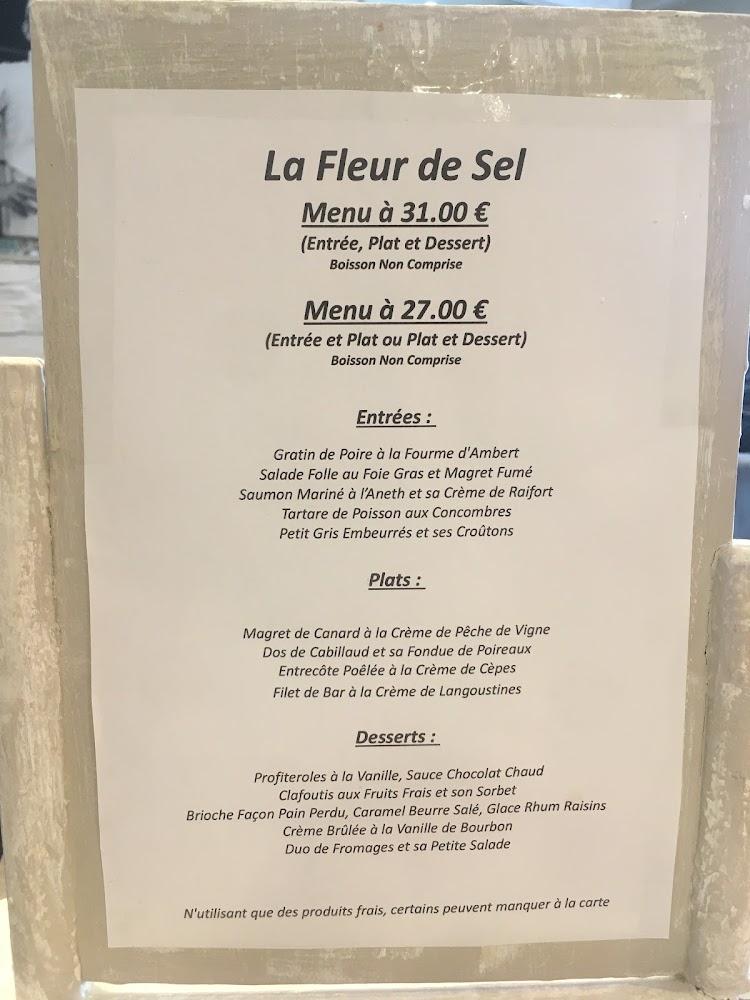 La Fleur de Sel - Menu Image 3